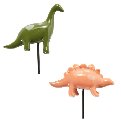 Dinosaur Friends Plant Sticks-Assorted - SET OF TWO