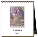 Fairies Desktop Calendar - 2026