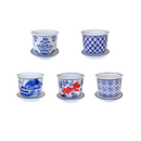Porcelain Planter-Assorted-4x3.75 in