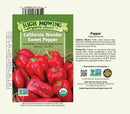 Pepper: California Wonder Seeds