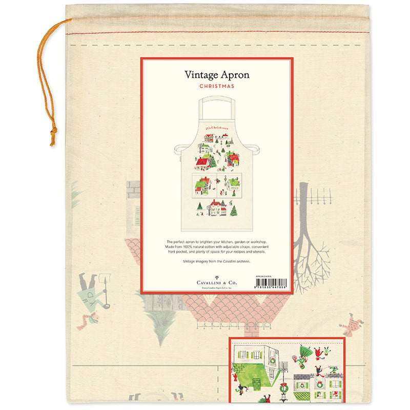 Christmas Village Apron