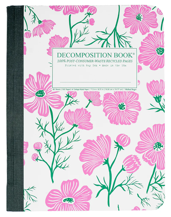 Cosmos Flower Decomposition Book