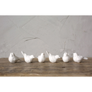 Ceramic Birds - White Assorted - 2.5"