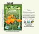 California Orange Poppy Seeds