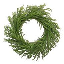 Artificial Norfolk Pine Wreath - 23in - Green