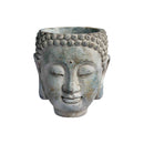 Cement Buddha Head Planter - 6"