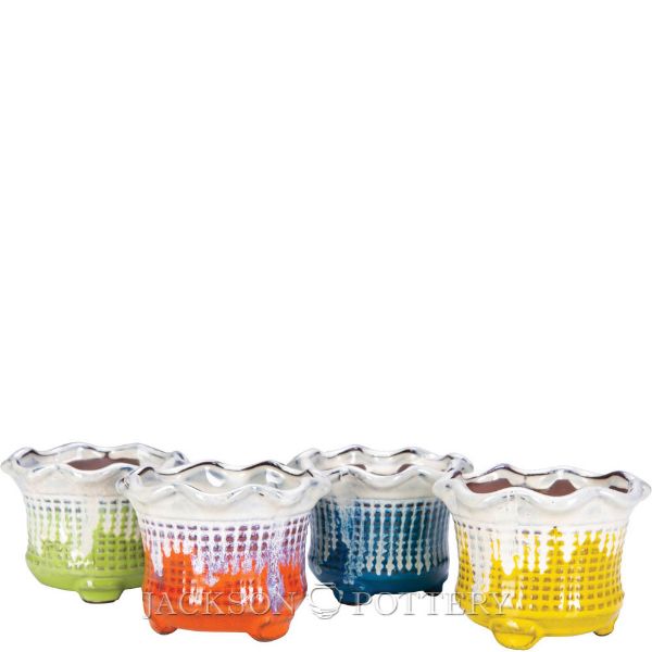 Stamped Pot - Assorted - 4.5"