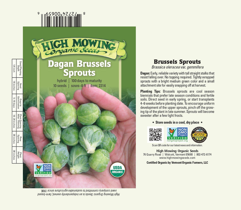 HM: Brussels Sprouts: Dagan F1 Seeds