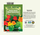 Nasturtium Dwarf Jewel Blend Seeds