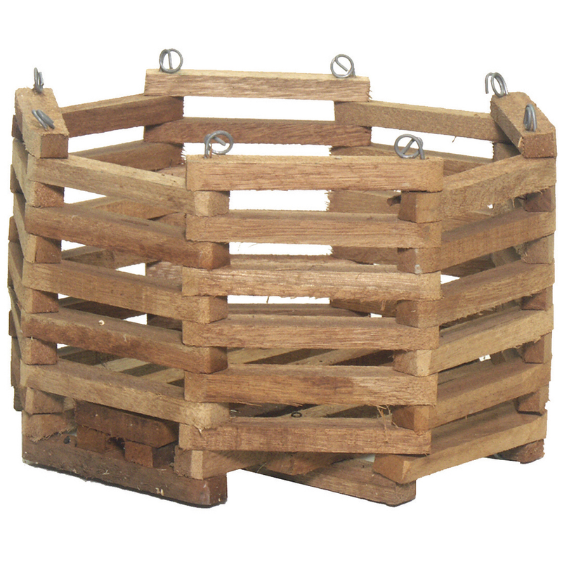 Better Gro: Cedar Basket with Hangers-Octagon-6 in