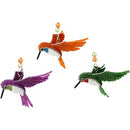 Beaded Hummingbird Ornament - 5"