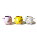 Pig Planter - White