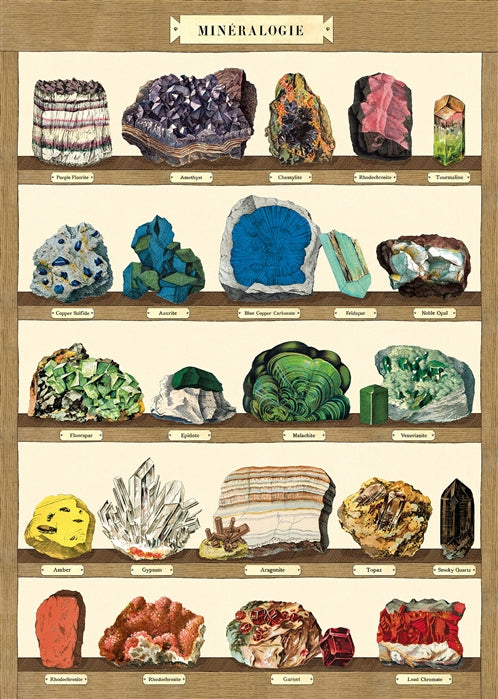 Cavallini Poster: Mineralogie 2