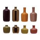 Stoneware Vases-Assorted Colors & Shapes