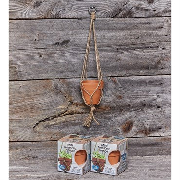 Mini Hanging Terra Cotta Pot - 3.75"