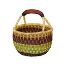 African Artisan Large Mini Round Basket