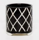 Haley Planter-Black-4.5x5in