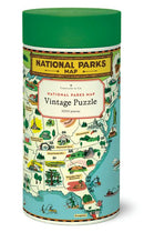 National Parks Map Puzzle - 1000 pieces