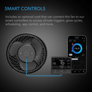 AC Infinity: Cloudray S6 Oscillating Clip Fan-10 Speed-6 in