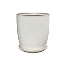 Sintra Planter - White - 8"