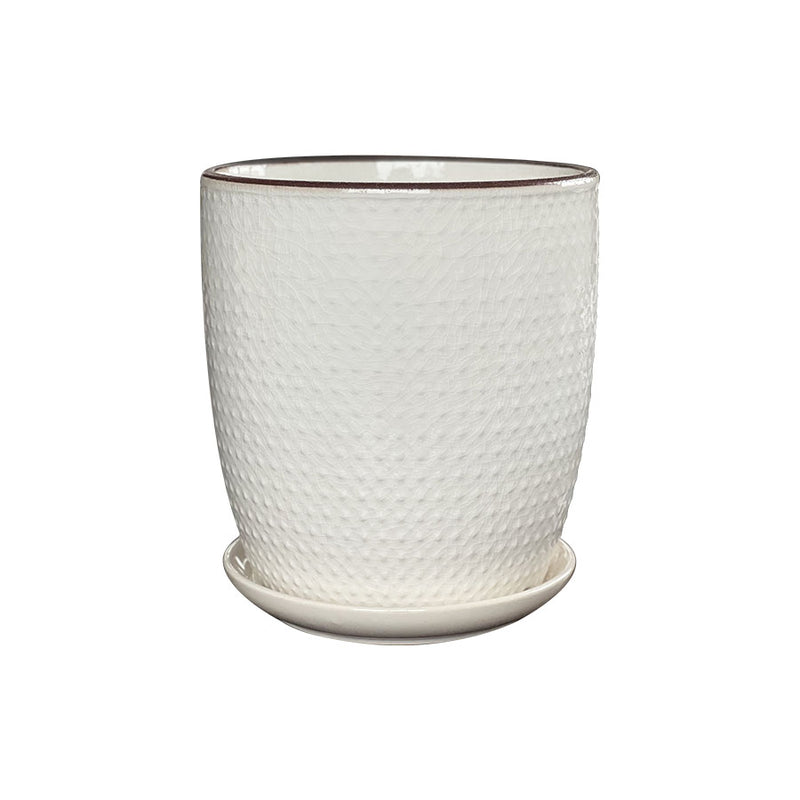 Sintra Planter - White - 8"