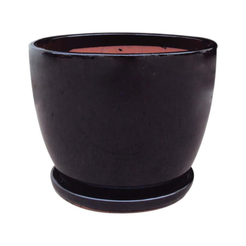 Jefferson Planter - Black - 7"