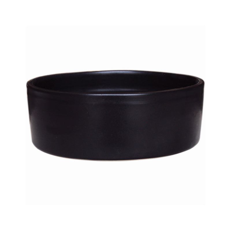 Leidon Low Bowl-Matte Black-6x2 in