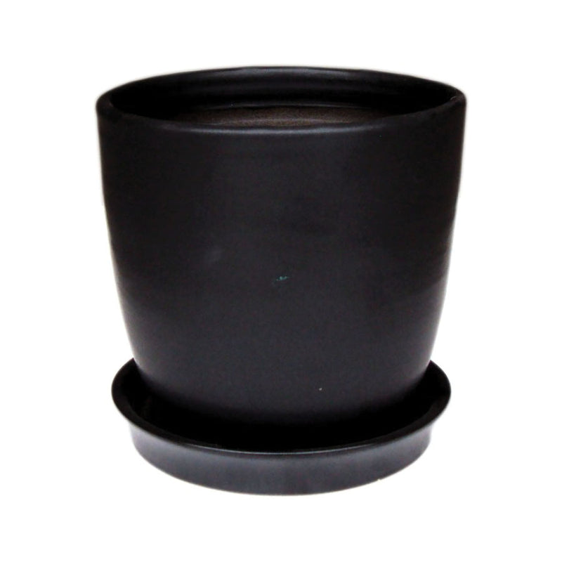 Tom Planter Matte Black - 7"