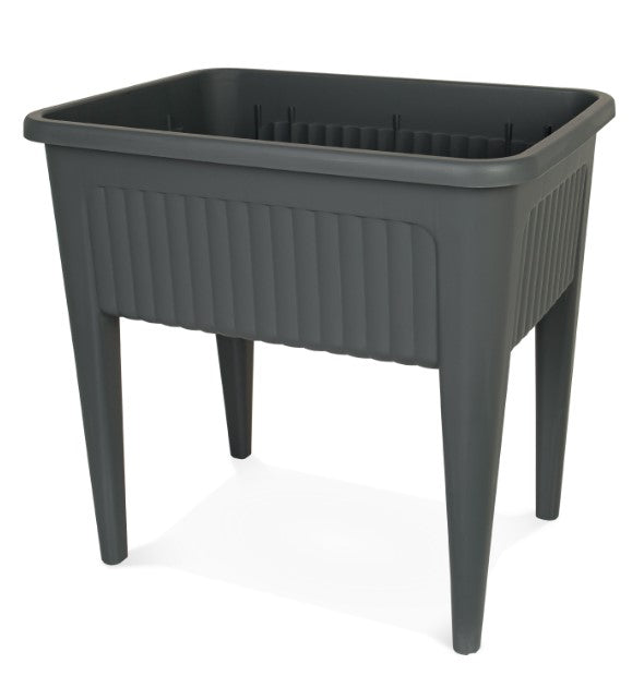 Lagoon: Raised  Garden Bed-Medium-Gray