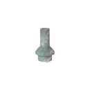 Marble Taper Holder - Green Melange - 4.5"