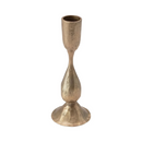 Metal Taper Holder - Antique Brass - 6.5"