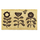 Coir Doormat - Flower