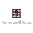 Ceramic Hedgehogs - White Assorted - 2.5"