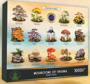 Native Mushrooms of VA Puzzle - 1000 pieces