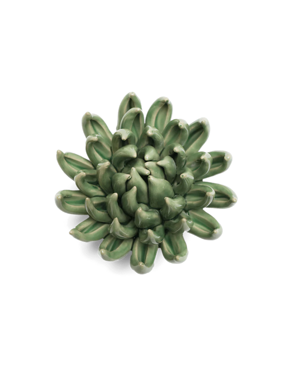 Ceramic Florals Greens