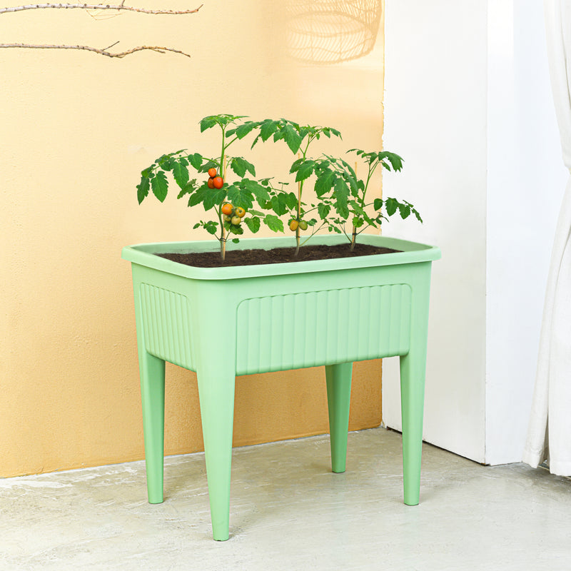 Lagoon: Raised  Garden Bed-Medium-Green