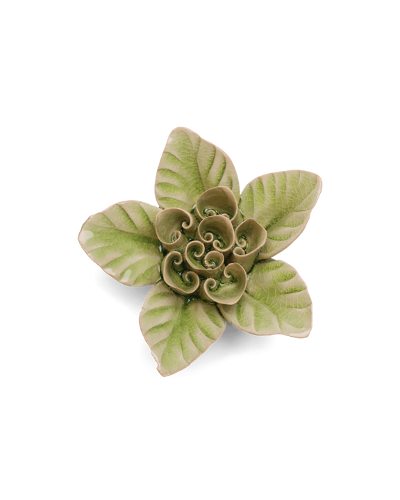 Ceramic Florals Greens