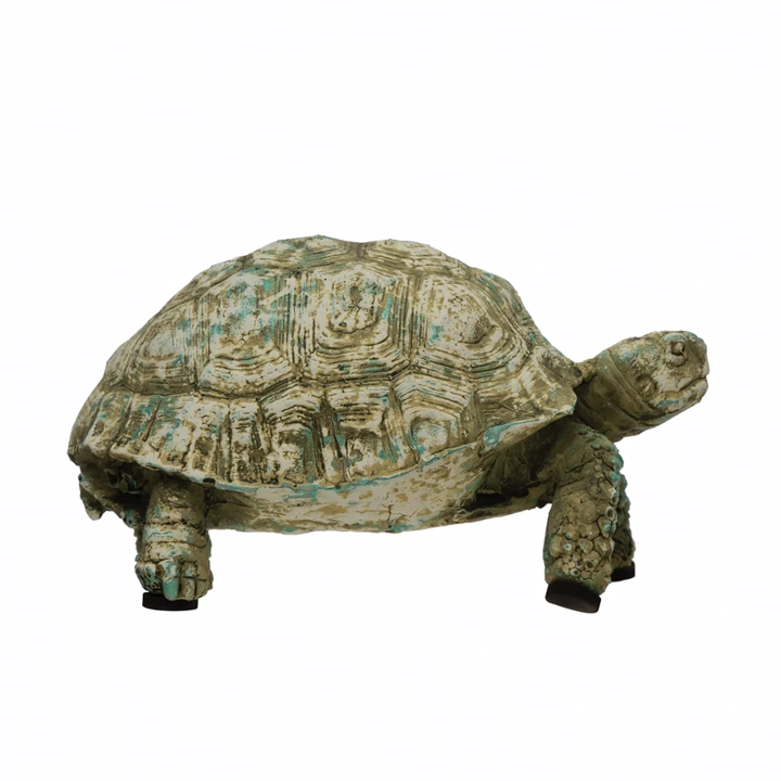 Turtle-Distressed Verdigris - 5"