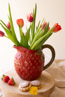Ceramic Strawberry Pitcher