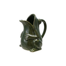 Stoneware Frog Pitcher - Looking Up