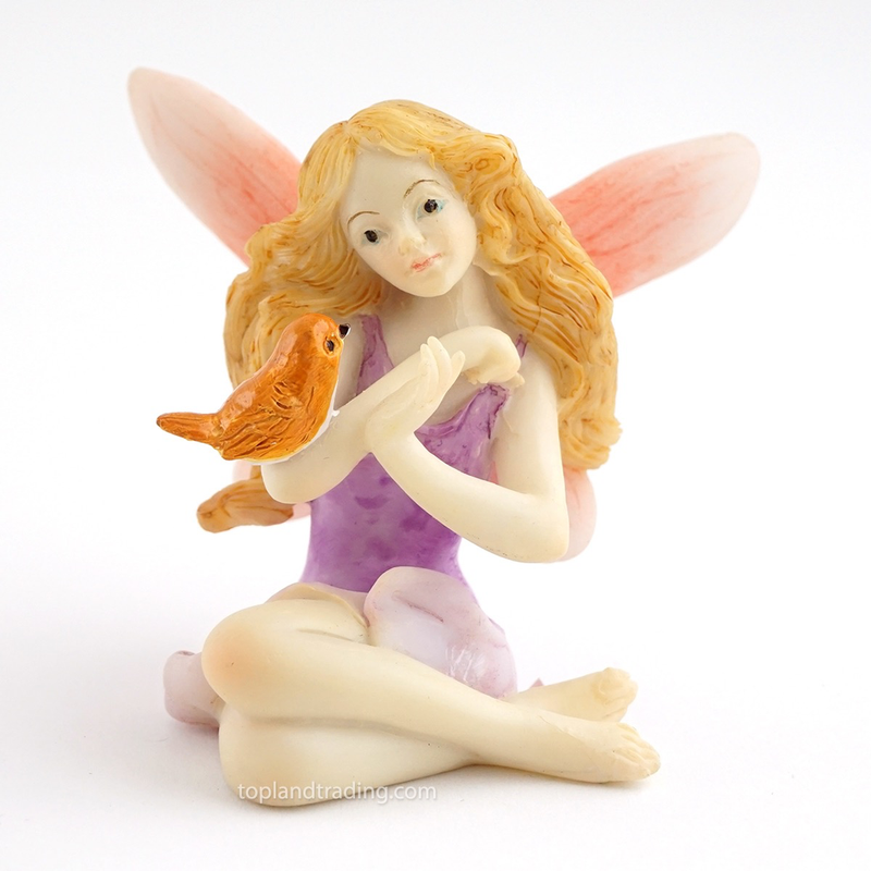 Purple Fairy with Bird