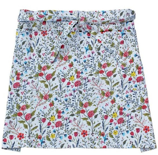 Floral Print Half Apron