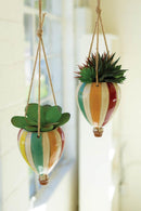 Hot Air Balloon Hanging Planter - Large