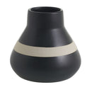 Tribeca Single Stripe Vase - 6" x 5.75"