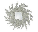 Glittered Eucalyptus Wreath - 24" - Platinum