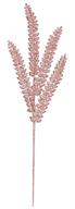 Glitter Button Leaf Fern Spray - 32" - Rose