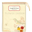 Flower Garden Tea Towel