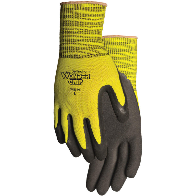 Wonder Grip Nylon Knit Latex Palm Gloves