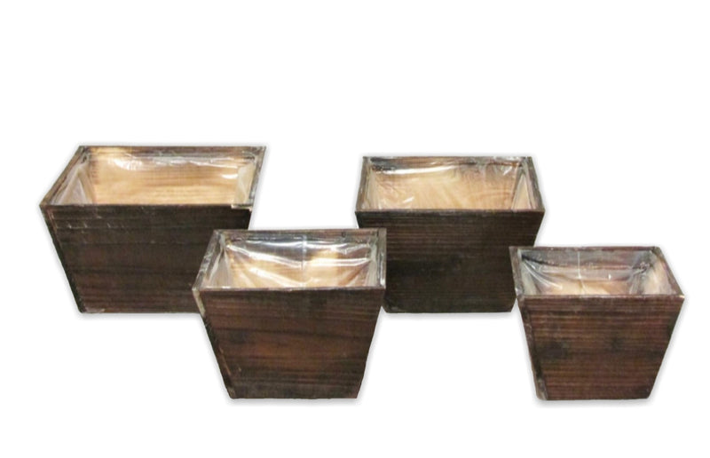 Wood Square Container