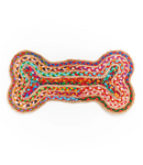 Chindi Multicolor Dog Bone Rug- Hand Woven